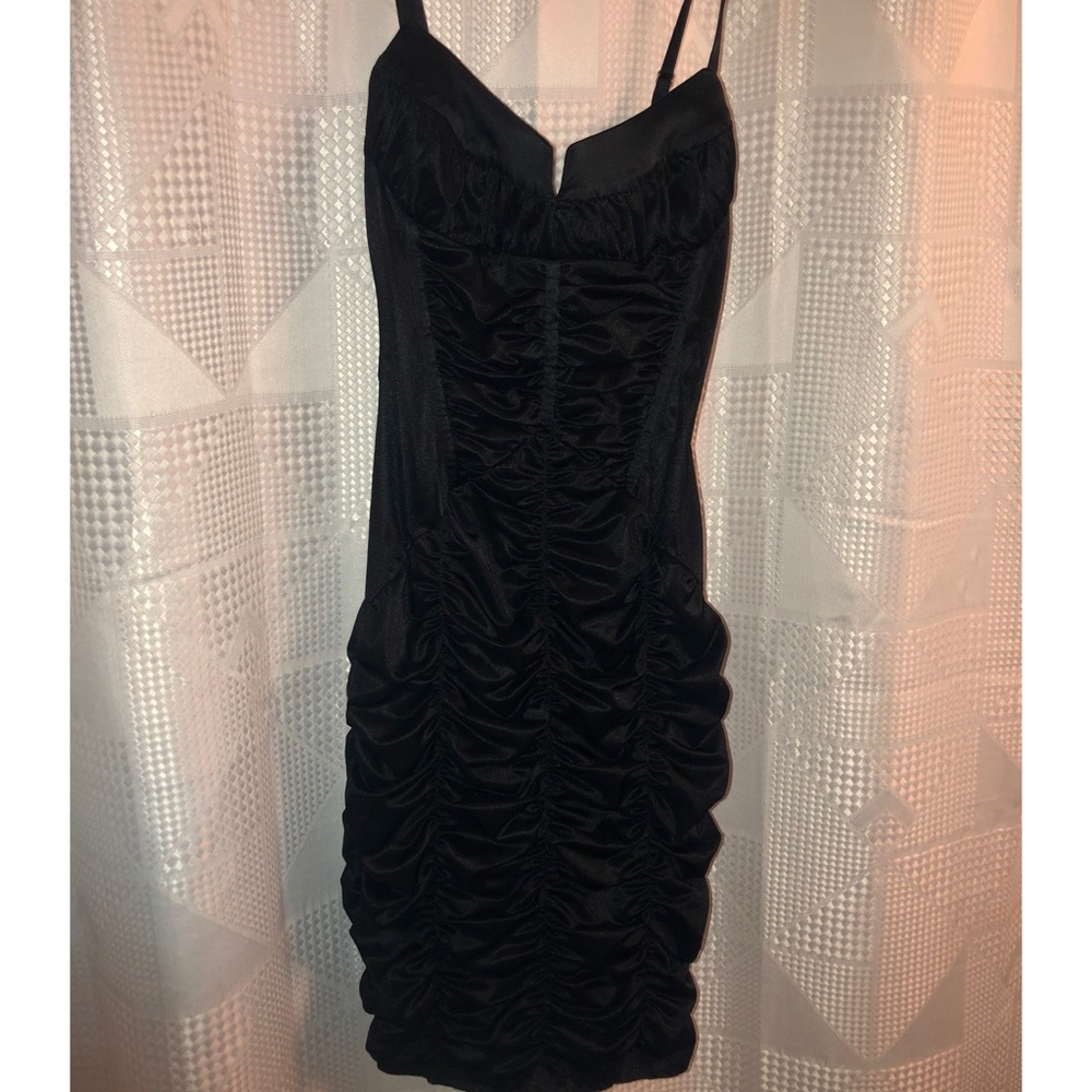 Black sexy fitted dress